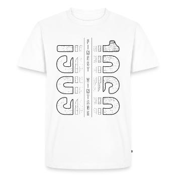 Finest Millésime 1969 Année de naissance 1969 Anniversaire - T-shirt Premium bio Homme - blanc - Devant - Nico (187cm)