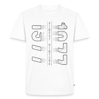 Finest Vintage 1977 Year of birth 1977 Birthday - Men's Premium Organic T-Shirt - white - Front - Nico (187cm)