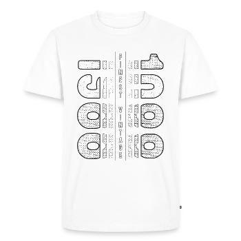 Finest Millésime 1988 Année de naissance 1988 Anniversaire - T-shirt Premium bio Homme - blanc - Devant - Nico (187cm)
