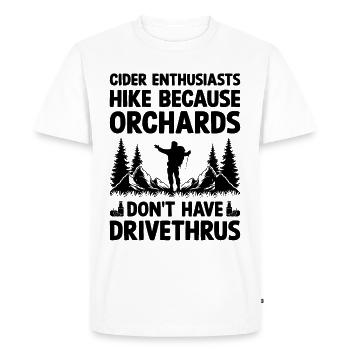 iking Outdoor Nature Hiker Trekking Mountaineering - Men's Premium Organic T-Shirt - white - Front - Nico (187cm)