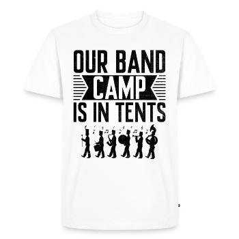 Marching Band Sayings Funny Marching Instruments - Men's Premium Organic T-Shirt - white - Front - Nico (187cm)
