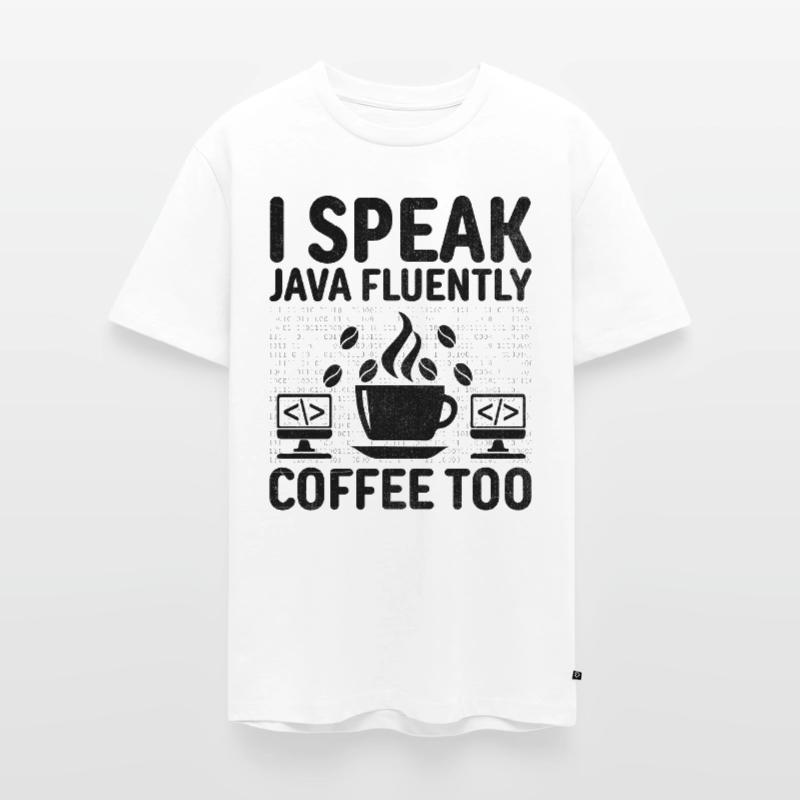 Kaffee-Codierung Programmierer Programmierer Entwickler Nerd Coff Männer Premium Bio T-Shirt