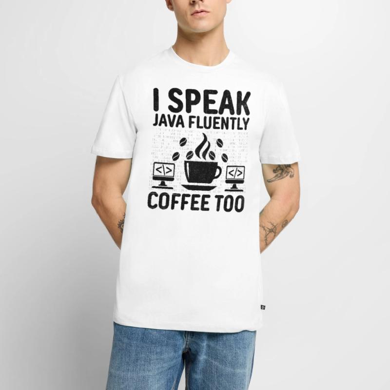 Café Codage Programmeur Codeur Développeur Nerd Coff T-shirt Premium bio Homme