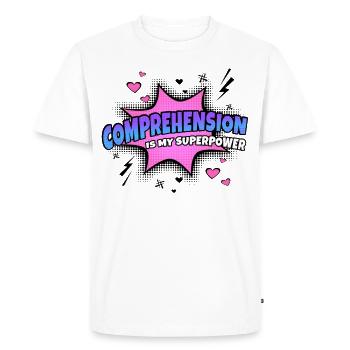 Understanding is my superpower trait - Men's Premium Organic T-Shirt - white - Front - Nico (187cm)