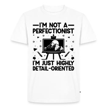 Art Teacher School Teacher Funny Art Teachers Scho - Men's Premium Organic T-Shirt - white - Front - Nico (187cm)