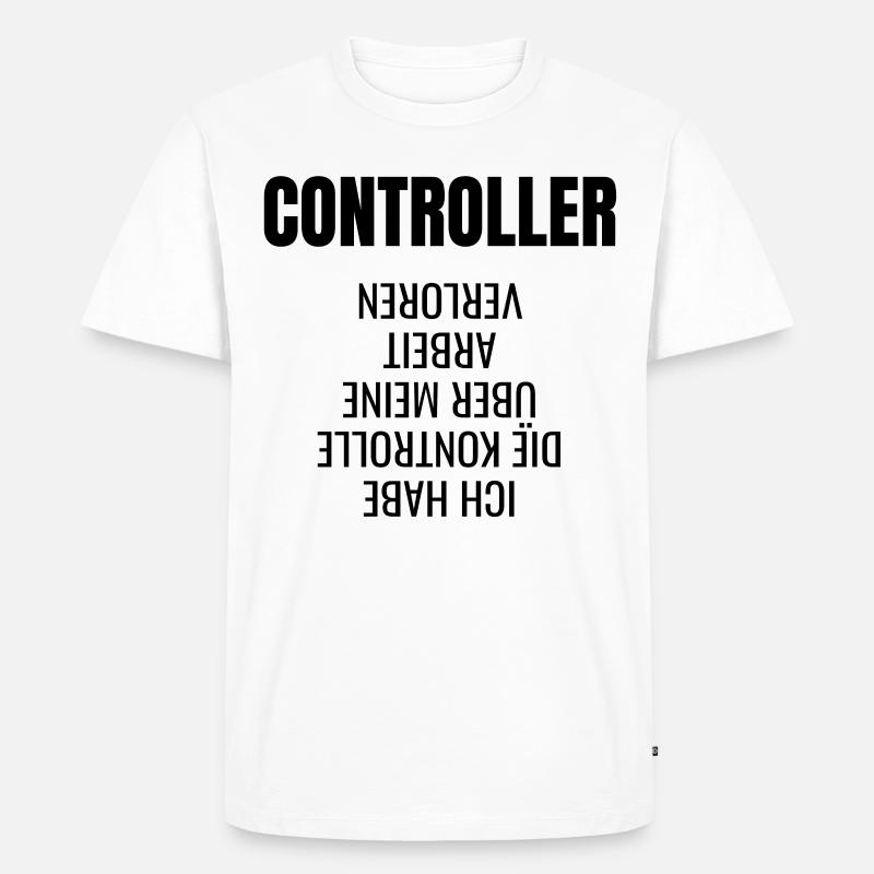 Controller Controlling BWL Geschenk Idee - Männer Premium Bio T-Shirt - Weiß