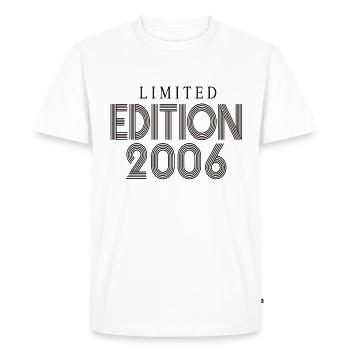 Limited Edition 2006 - Men's Premium Organic T-Shirt - white - Front - Nico (187cm)