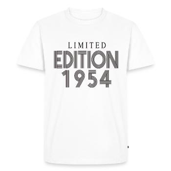 Édition limitée 1954 - T-shirt Premium bio Homme - blanc - Devant - Nico (187cm)