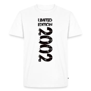 Édition limitée 2002 - T-shirt Premium bio Homme - blanc - Devant - Nico (187cm)