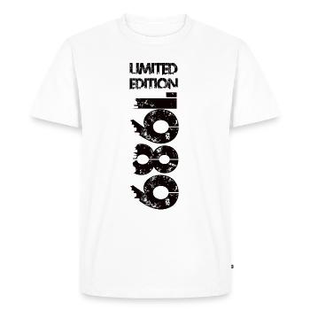 Édition limitée 1989 - T-shirt Premium bio Homme - blanc - Devant - Nico (187cm)