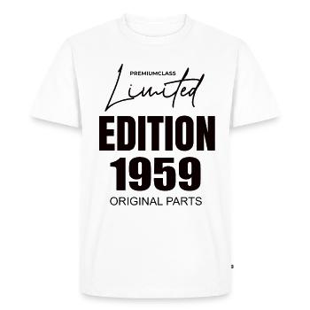 Édition limitée 1959 - T-shirt Premium bio Homme - blanc - Devant - Nico (187cm)