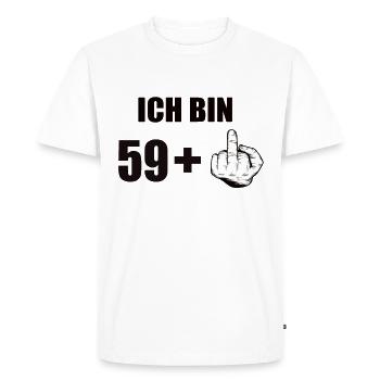 60 Geburtstag - Männer Premium Bio T-Shirt - Weiß - Vorne - Nico (187cm)