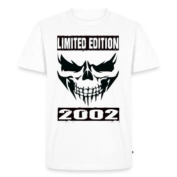 Édition limitée 2002 - T-shirt Premium bio Homme - blanc - Devant - Nico (187cm)