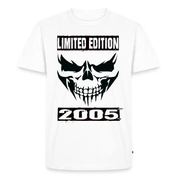 Limited Edition 2005 - Men's Premium Organic T-Shirt - white - Front - Nico (187cm)