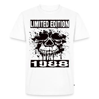 Édition limitée 1988 - T-shirt Premium bio Homme - blanc - Devant - Nico (187cm)