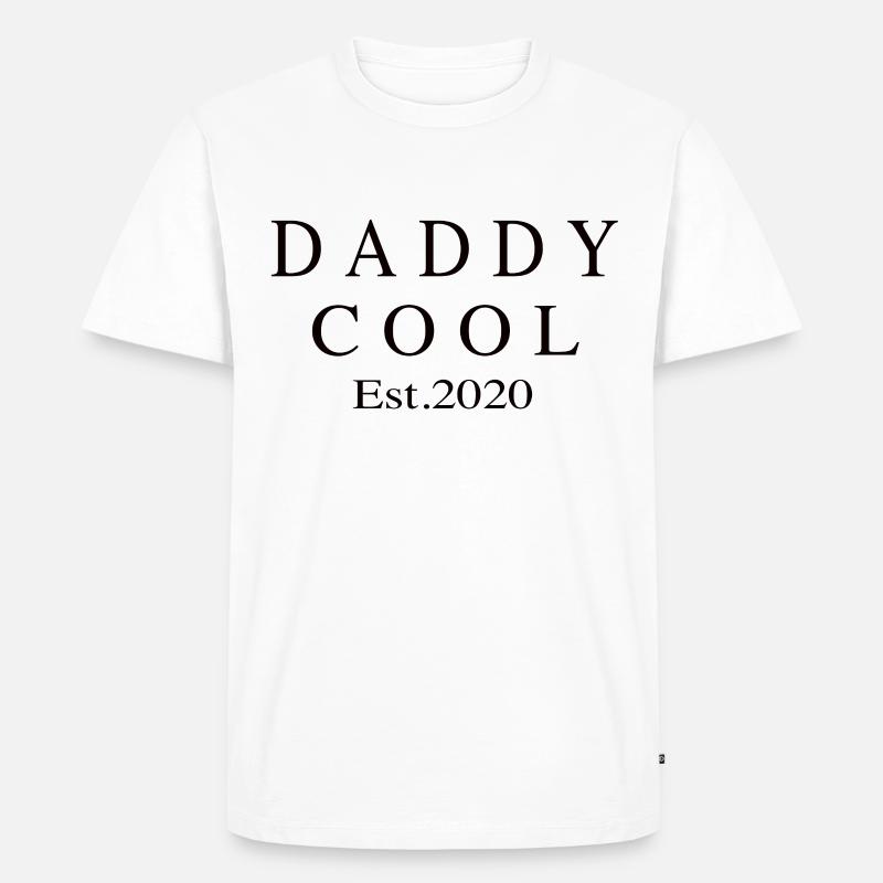 Daddy Cool est 2020 - Männer Premium Bio T-Shirt - Weiß