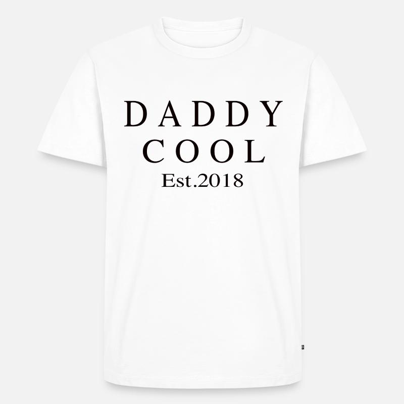 Daddy Cool est 2018 - Männer Premium Bio T-Shirt - Weiß