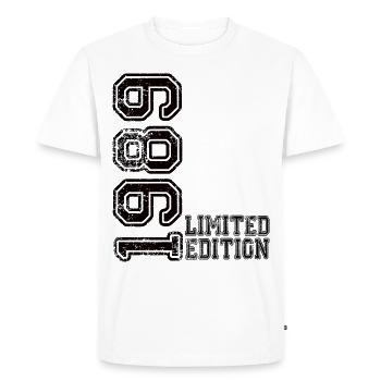 Édition limitée 1989 - T-shirt Premium bio Homme - blanc - Devant - Nico (187cm)