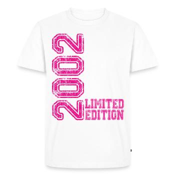 Édition limitée 2002 - T-shirt Premium bio Homme - blanc - Devant - Nico (187cm)