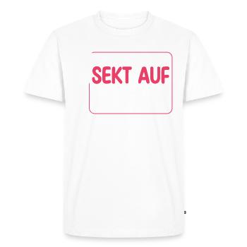 Party Drôle Dire Filles Soirée Chemise - T-shirt Premium bio Homme - blanc - Devant - Nico (187cm)
