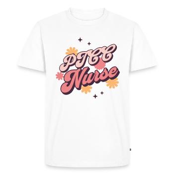 Picc Nurse Dedicated Care T-shirt - Men's Premium Organic T-Shirt - white - Front - Nico (187cm)