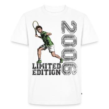 Limited Edition 2006 Limited Edition Tennis - Men's Premium Organic T-Shirt - white - Front - Nico (187cm)