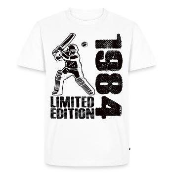 Édition limitée 1984 Édition limitée Cricket - T-shirt Premium bio Homme - blanc - Devant - Nico (187cm)