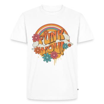 T-shirt de musique vintage Funk You - T-shirt Premium bio Homme - blanc - Devant - Nico (187cm)