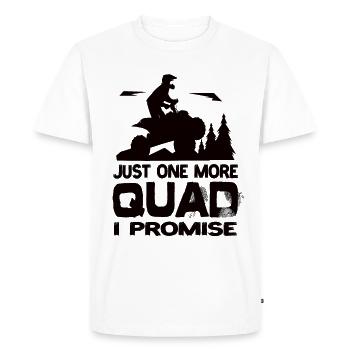 Juste un quad de plus, je vous promets quad quad atV - T-shirt Premium bio Homme - blanc - Devant - Nico (187cm)
