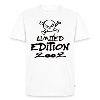 Limited Edition 2002 Birthday Born 2002 - Men's Premium Organic T-Shirt - white - Front - Nico (187cm)