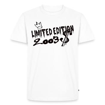 Limited Edition 2003 Birthday 2003 Born - Men's Premium Organic T-Shirt - white - Front - Nico (187cm)