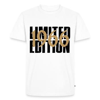 Millésime 1966 - T-shirt Premium bio Homme - blanc - Devant - Nico (187cm)