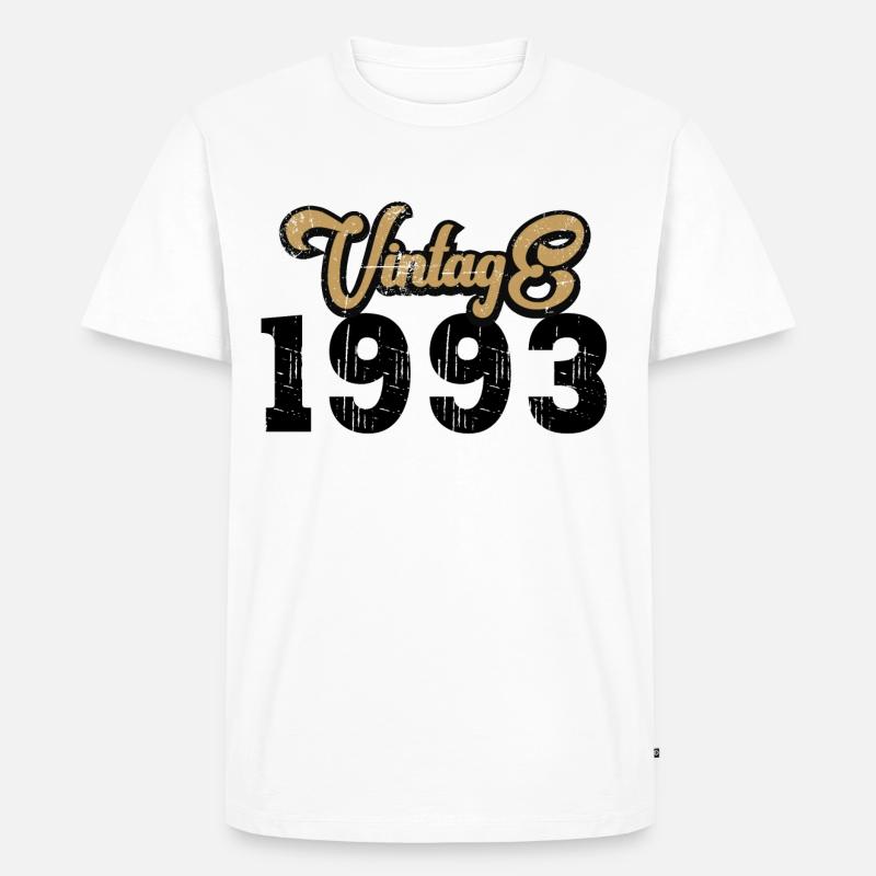 1993 30e anniversaire - T-shirt Premium bio Homme - blanc