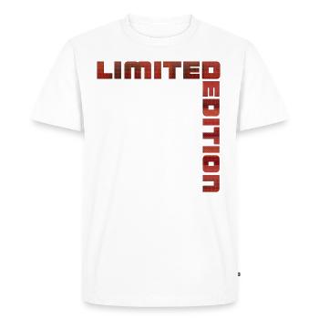 Édition limitée - T-shirt Premium bio Homme - blanc - Devant - Nico (187cm)