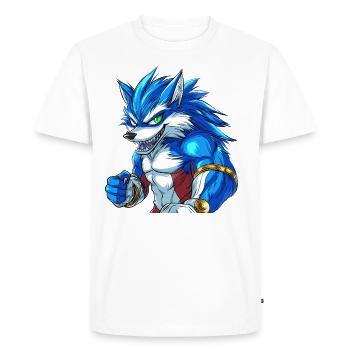 PRIMAL SURGE — Howlers Edition - Men's Premium Organic T-Shirt - white - Front - Nico (187cm)