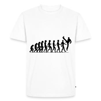 Kickboxing FIghter Kickboxer - T-shirt Premium bio Homme - blanc - Devant - Nico (187cm)