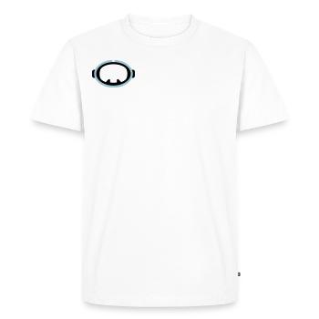 Retro Diving Logo - Men's Premium Organic T-Shirt - white - Front - Nico (187cm)