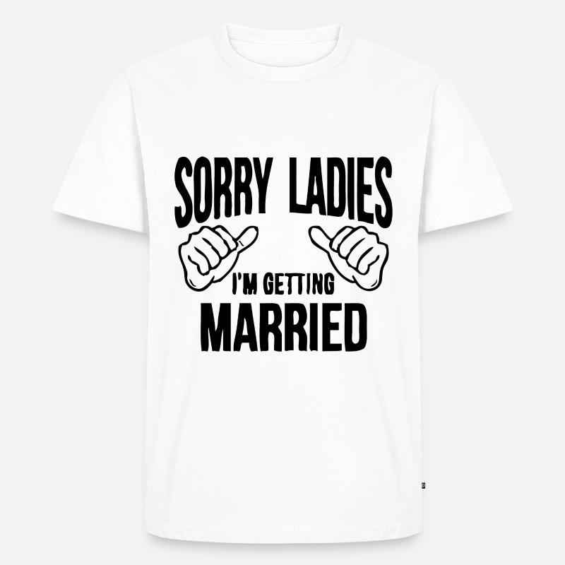 Junggesellen Shirt - Bräutigam - Geschenkidee - Männer Premium Bio T-Shirt - Weiß