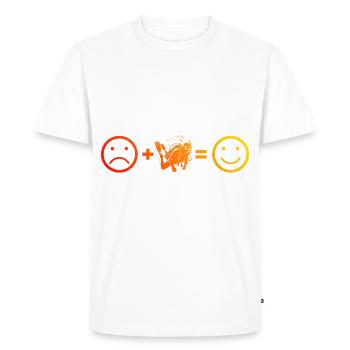 Diving Scuba Diving Women Diver Diving - Men's Premium Organic T-Shirt - white - Front - Nico (187cm)