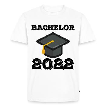 Baccalauréat 2022 - T-shirt Premium bio Homme - blanc - Devant - Nico (187cm)