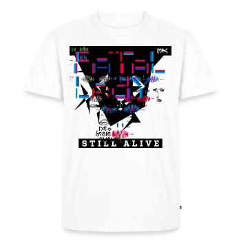 Still Alive Fatal Lady - T-shirt Premium bio Homme - blanc - Devant - Nico (187cm)