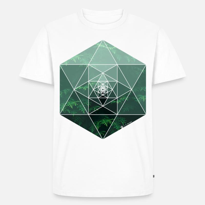 Forrest Gem - Männer Premium Bio T-Shirt - Weiß