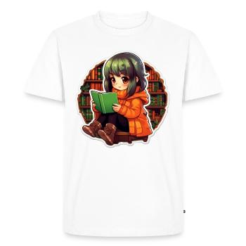 « Créations colorées: libérer l’expressio créative - T-shirt Premium bio Homme - blanc - Devant - Nico (187cm)