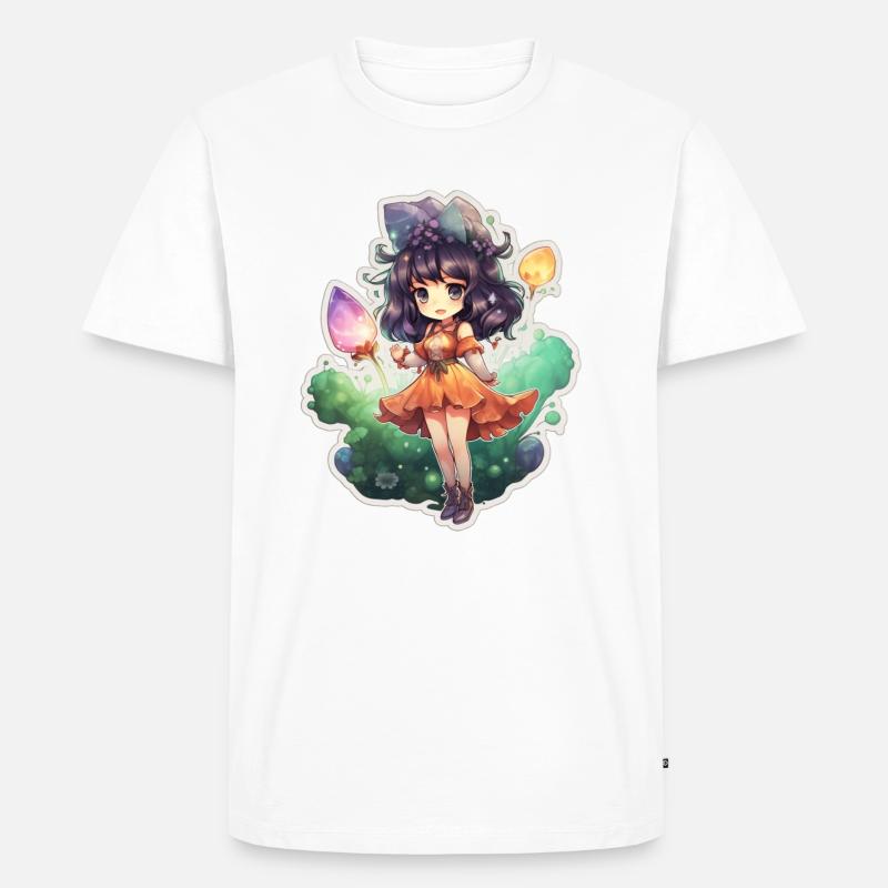 Enchanting Spellcaster Tee - Männer Premium Bio T-Shirt - Weiß