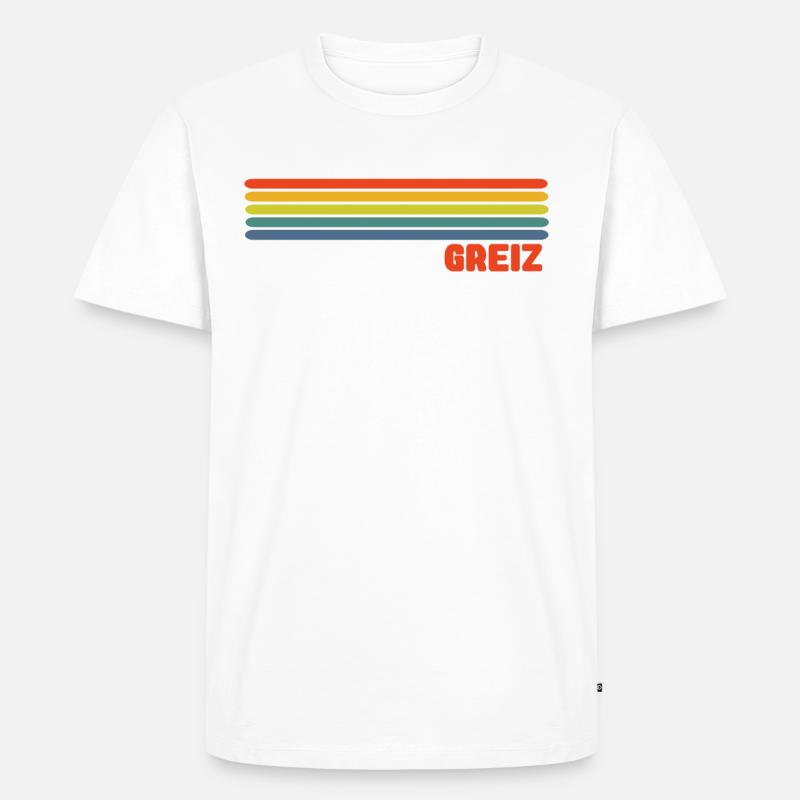 Greiz Regenbogen - Männer Premium Bio T-Shirt - undefined