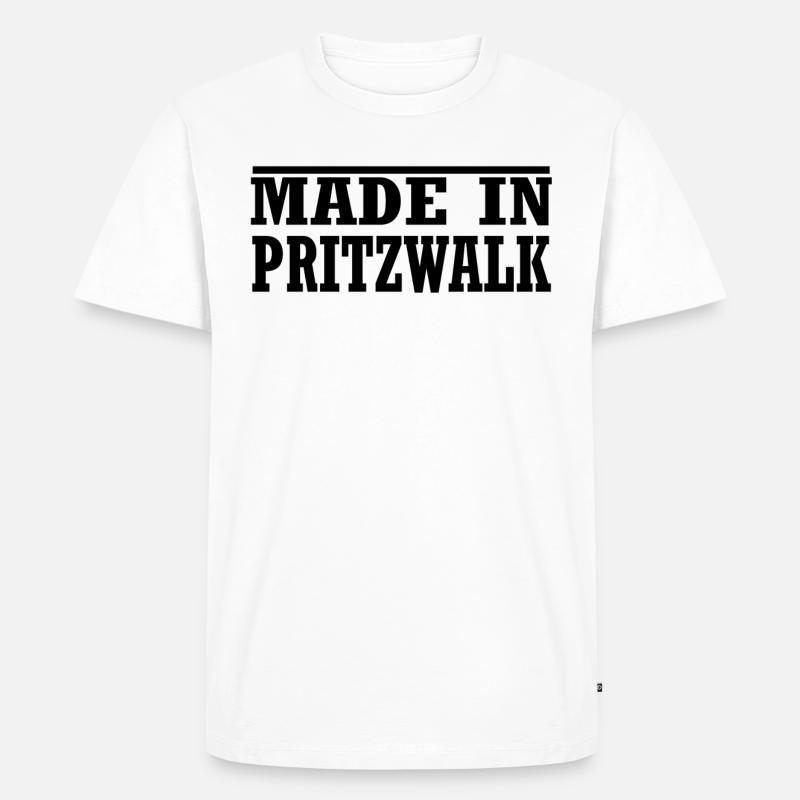 Pritzwalk - Männer Premium Bio T-Shirt - undefined