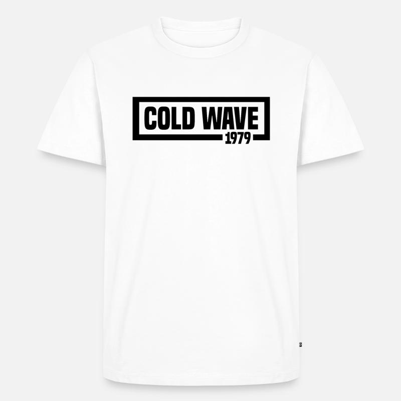 cold wave - Männer Premium Bio T-Shirt - undefined