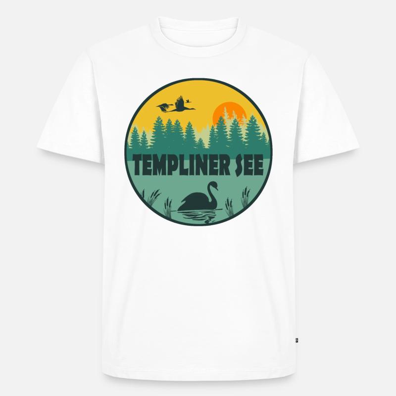 Templiner See - Männer Premium Bio T-Shirt - undefined