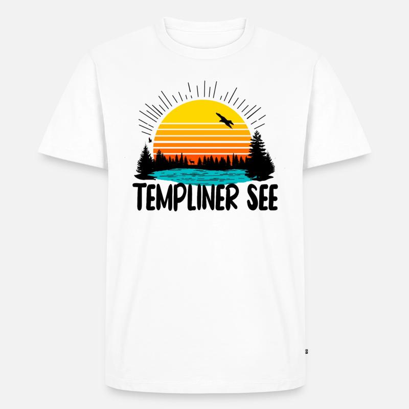 Templiner See - Männer Premium Bio T-Shirt - undefined