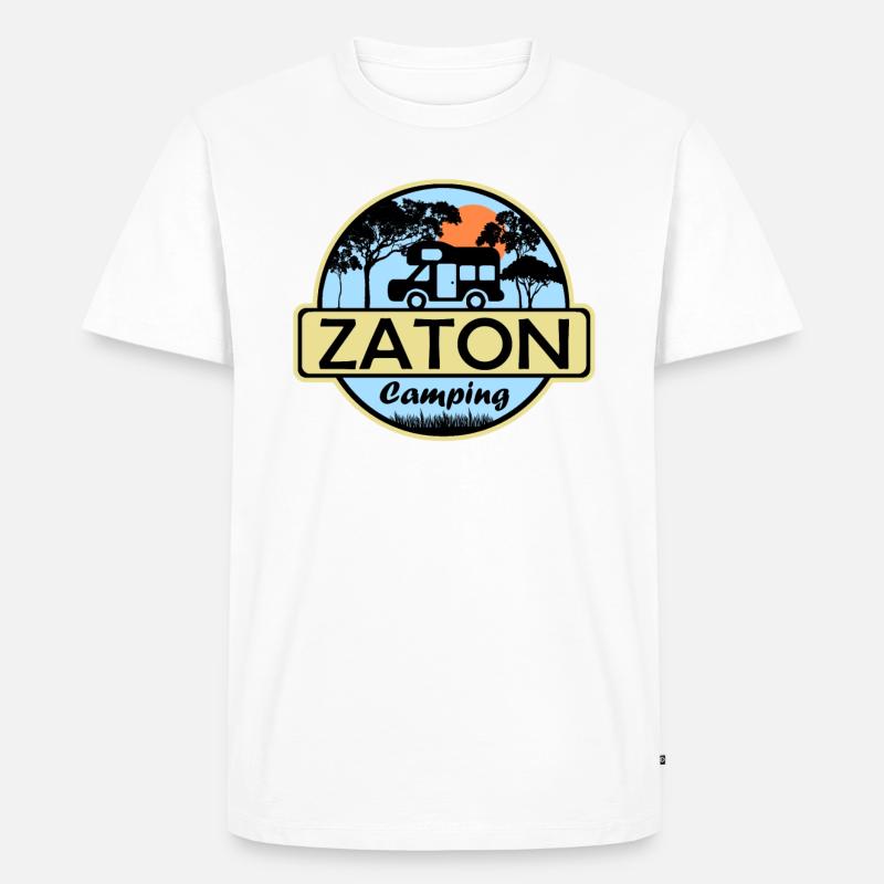 Zaton Camping - Männer Premium Bio T-Shirt - undefined